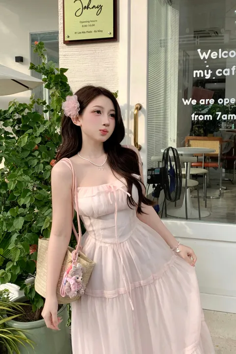 SERENE BLOOM DRESS hover